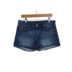 Ralph Lauren Sport Denim Shorts size 8 Dark Wash